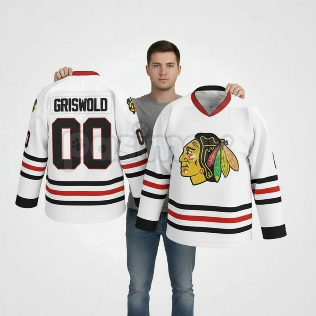 National Lampoon's Clark Griswold #00 Hockey Jersey – Breathable Fan Apparel