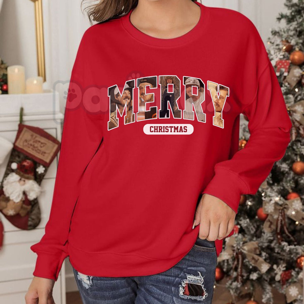Morgan Wallen MERRY Christmas Sweatshirt | Country Music Holiday Crewneck | Last Night's Look Festive Jumper | Wallen Fan Gift