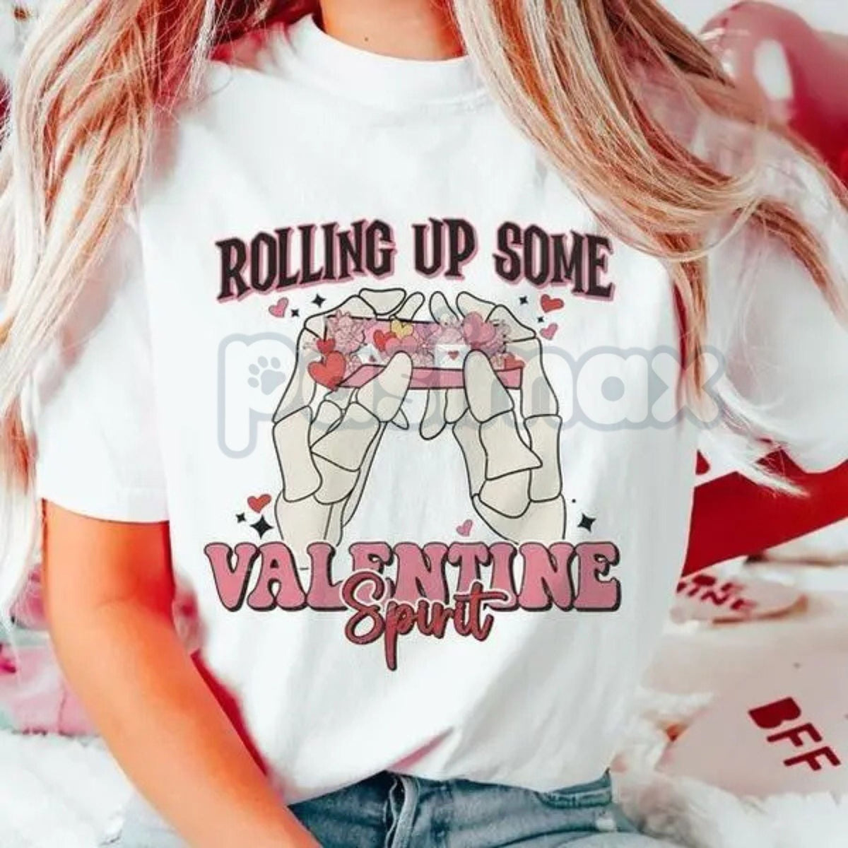 Funny Valentine's Day Partner Tee - Relatable Relationship Humor Shirt, Casual Couples V-Day Gift, I'm Here For The Treats Apparel