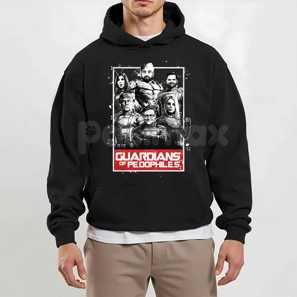 GOP Guardians of Pedos Statement Hoodie – Edgy Political Satire Pullover, Unisex Social Commentary Apparel
