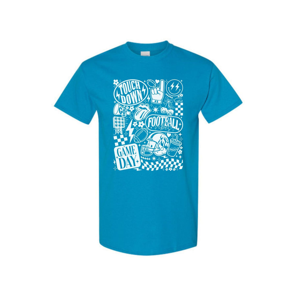 Vintage Football Shirt - Retro Game Day Sports Tee, Classic Fan Apparel