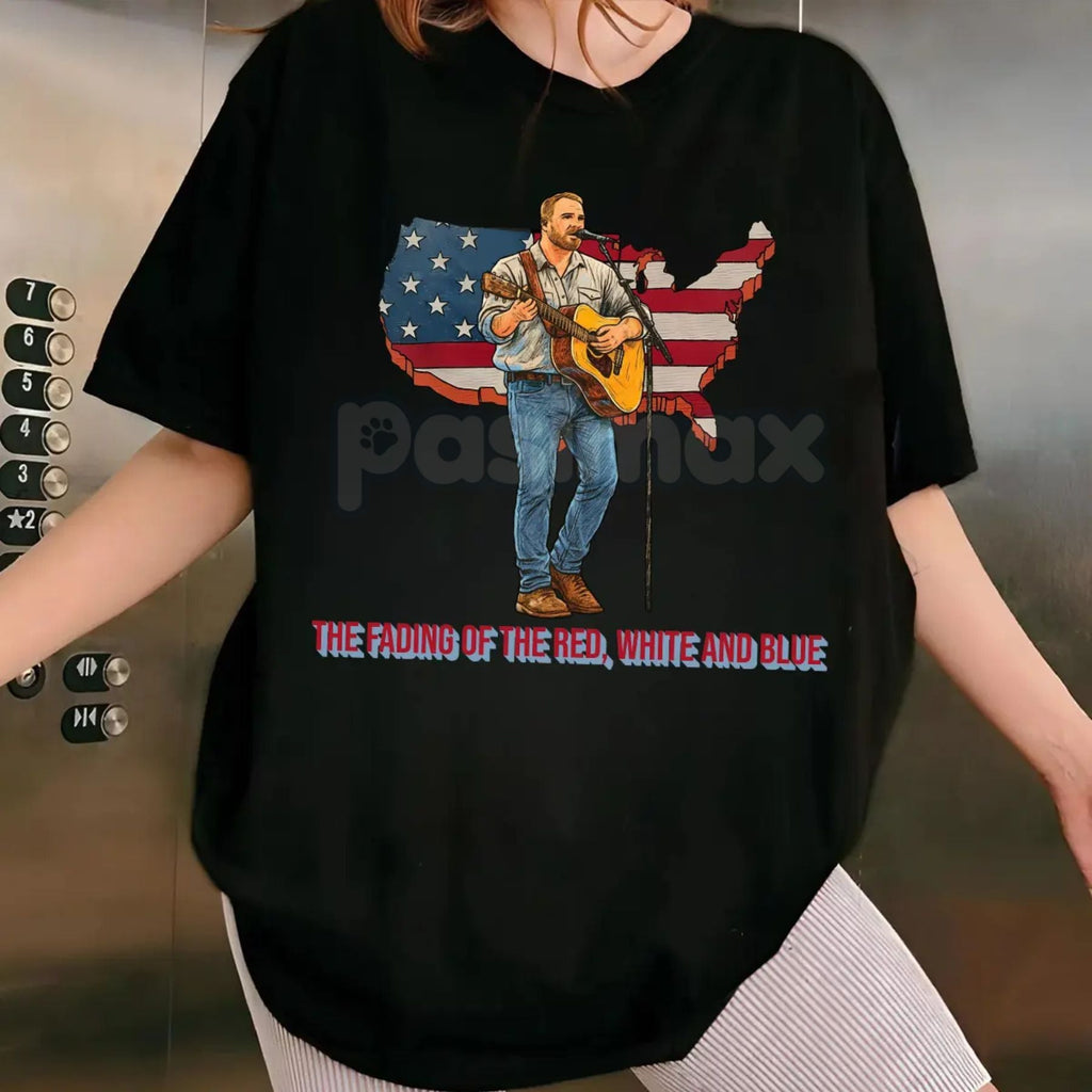 ZB Country Music Shirt - Breathable Folk Rock Tee, Zach Bryan Fan Apparel, Unisex Concert Graphic T-Shirt