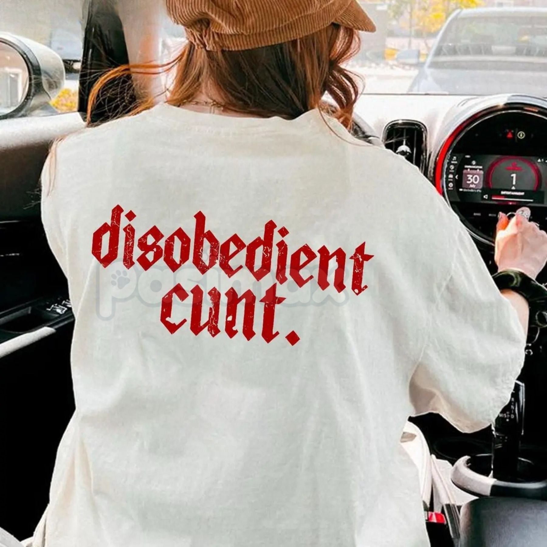 "Disobedient" Graphic T-Shirt - Rebel Streetwear Tee, Unisex Statement Shirt, Anti-Establishment Apparel