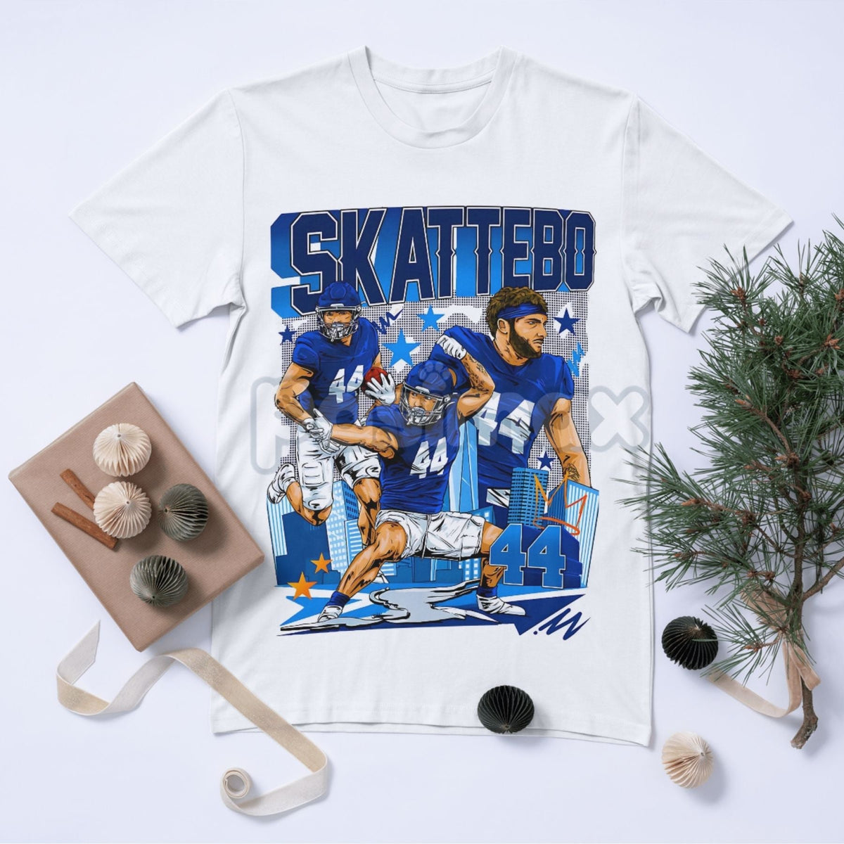 Cam Skattebo New York Giants Graphic T-Shirt - ASU Sun Devils RB Rookie Tee, "The Truck" Football Apparel