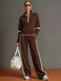 Women’s Casual Long Sleeve Two Piece Sports Set