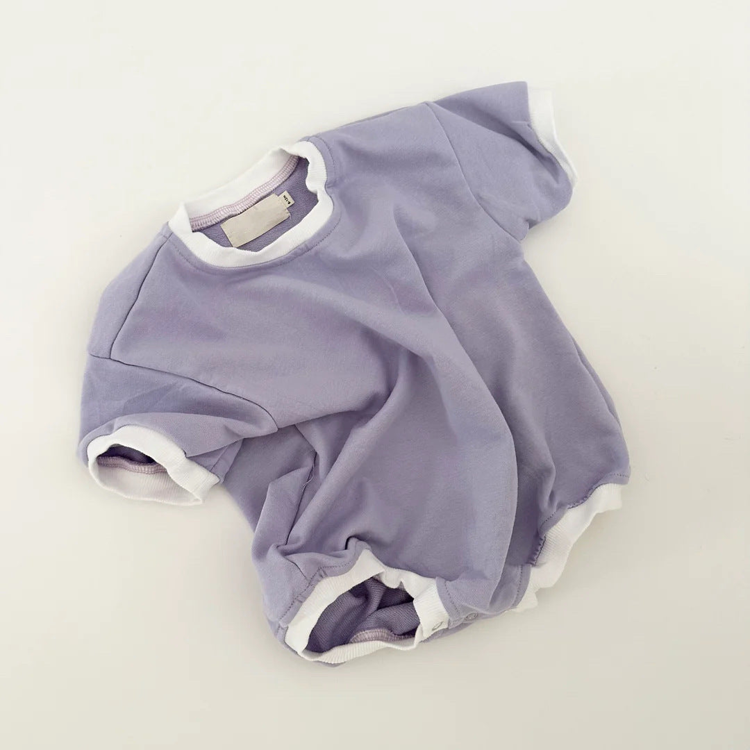 Loose-fitting Class A Cotton Onesie For Babies