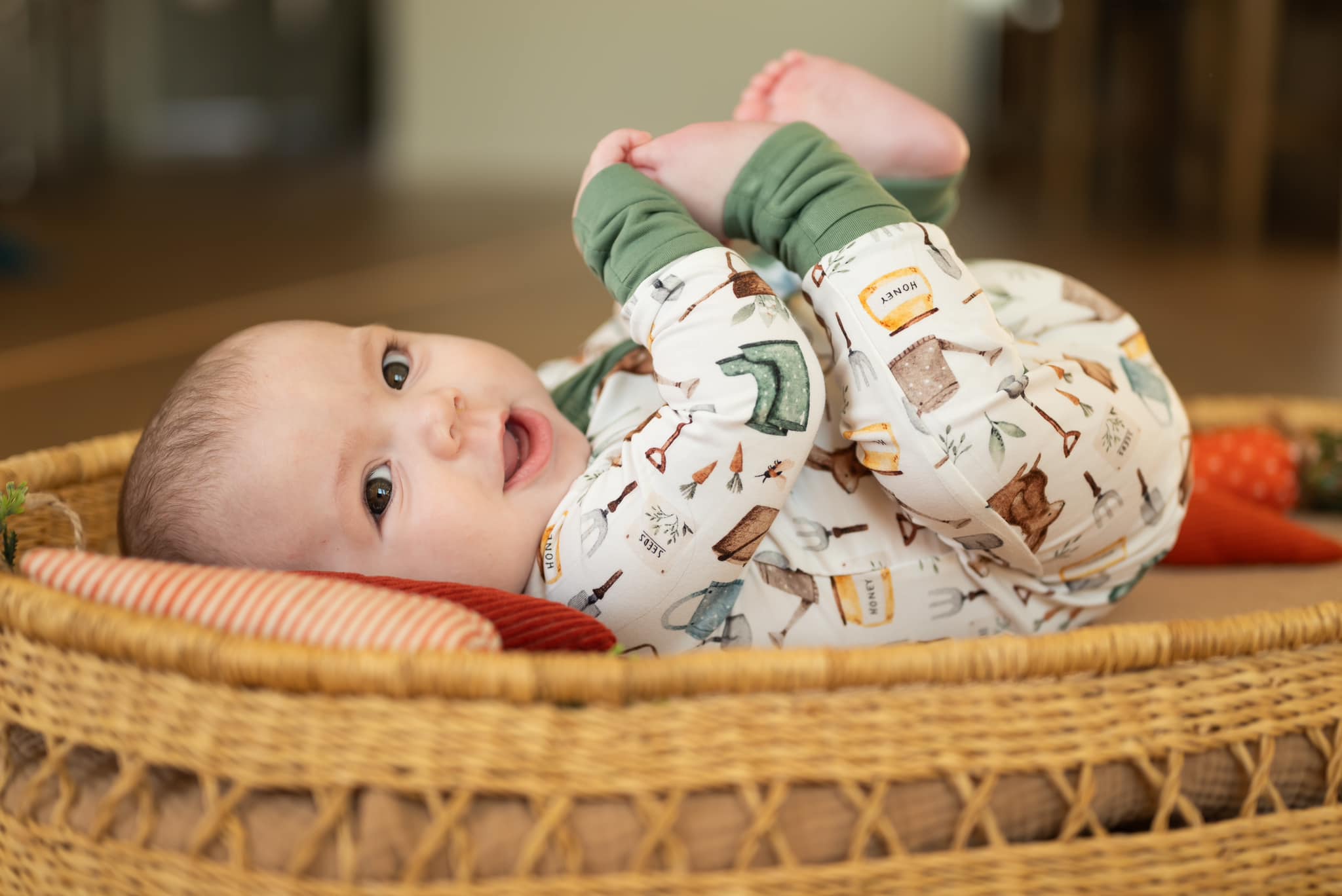Cottontail Garden Bamboo Zippy Romper