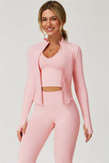 The Delight Jacket Sports Bra Leggings 3-Piece Set