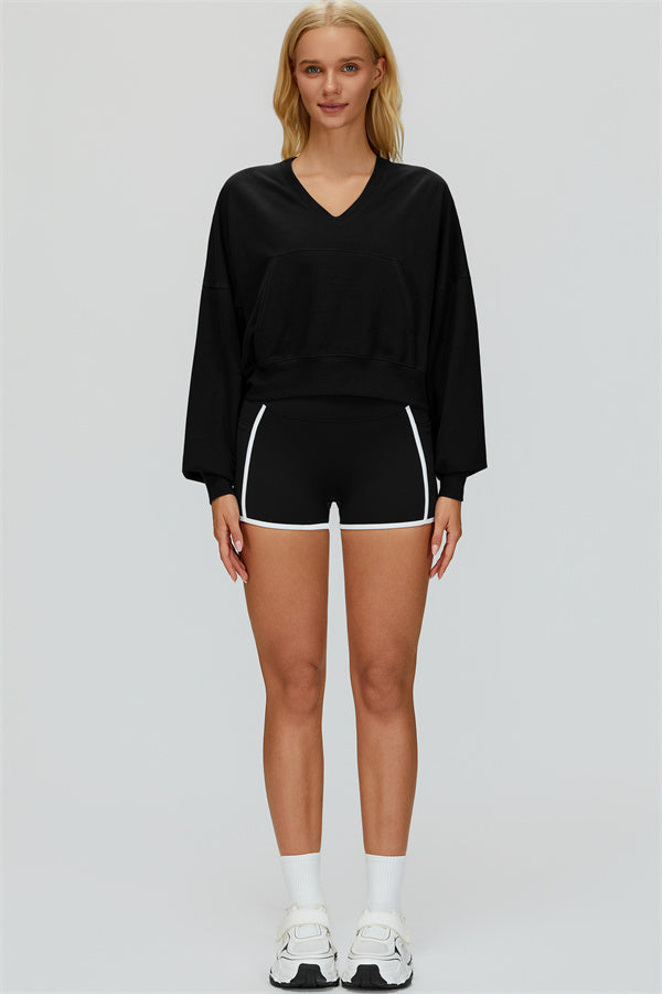 The Whisper V-Neck Hoodie