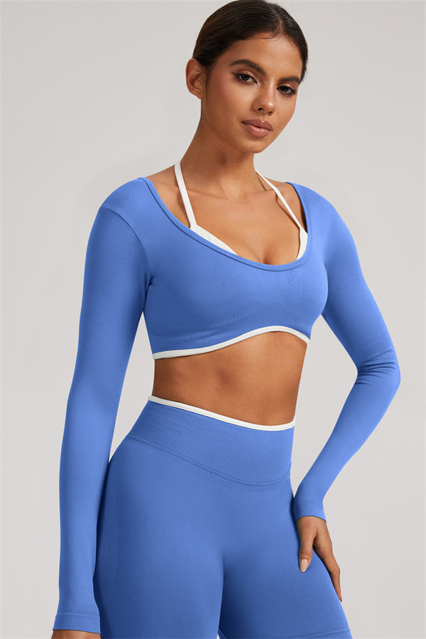 The Elevate New Long Sleeve Crop top