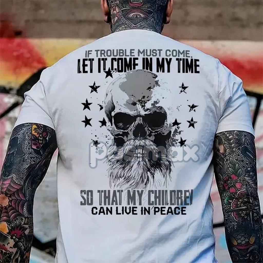 Generation X T-shirt - "Let It Come In My Time" Quote Tee, Legacy & Peace Statement Shirt