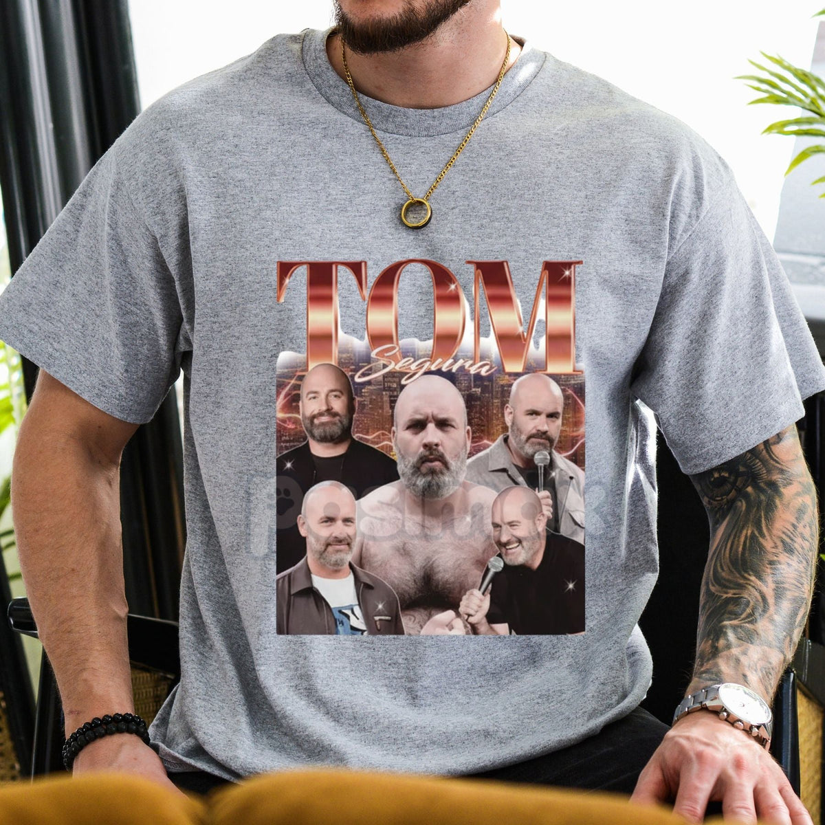 Retro TOM SEGURA Homage T-Shirt - Comedian Stand-Up Star Tee, Vintage Tom Segura Fan Merch, Unisex Comedy Streetwear