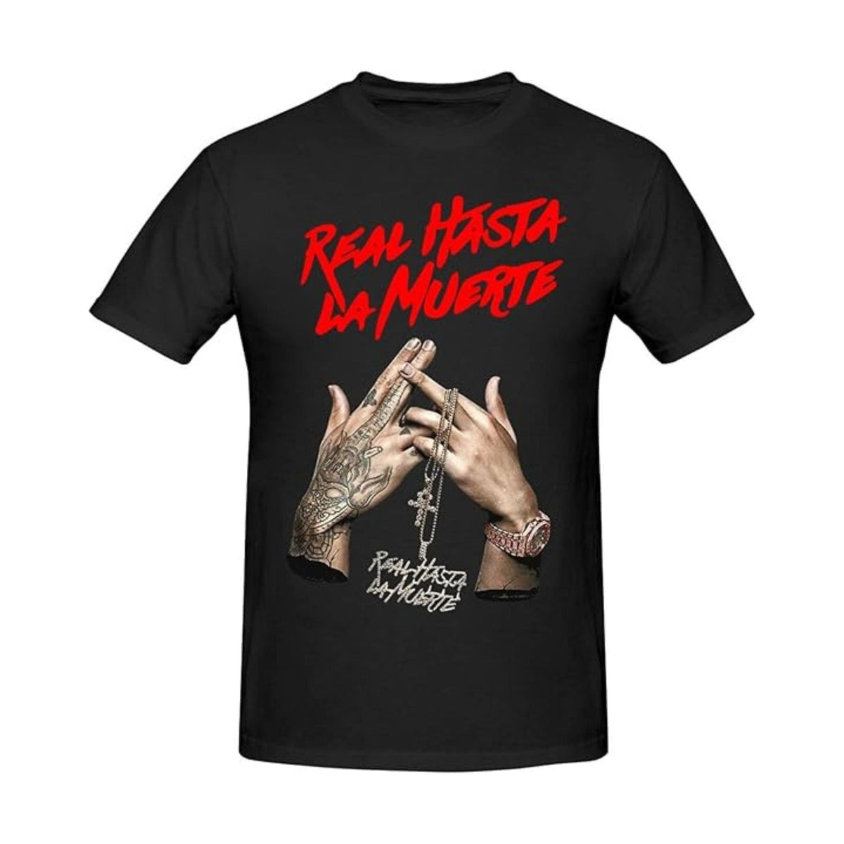 "Real Hasta La Muerte" Unisex T-Shirt - Bold Anuel AA Streetwear Graphic, Latin Trap Music Merch