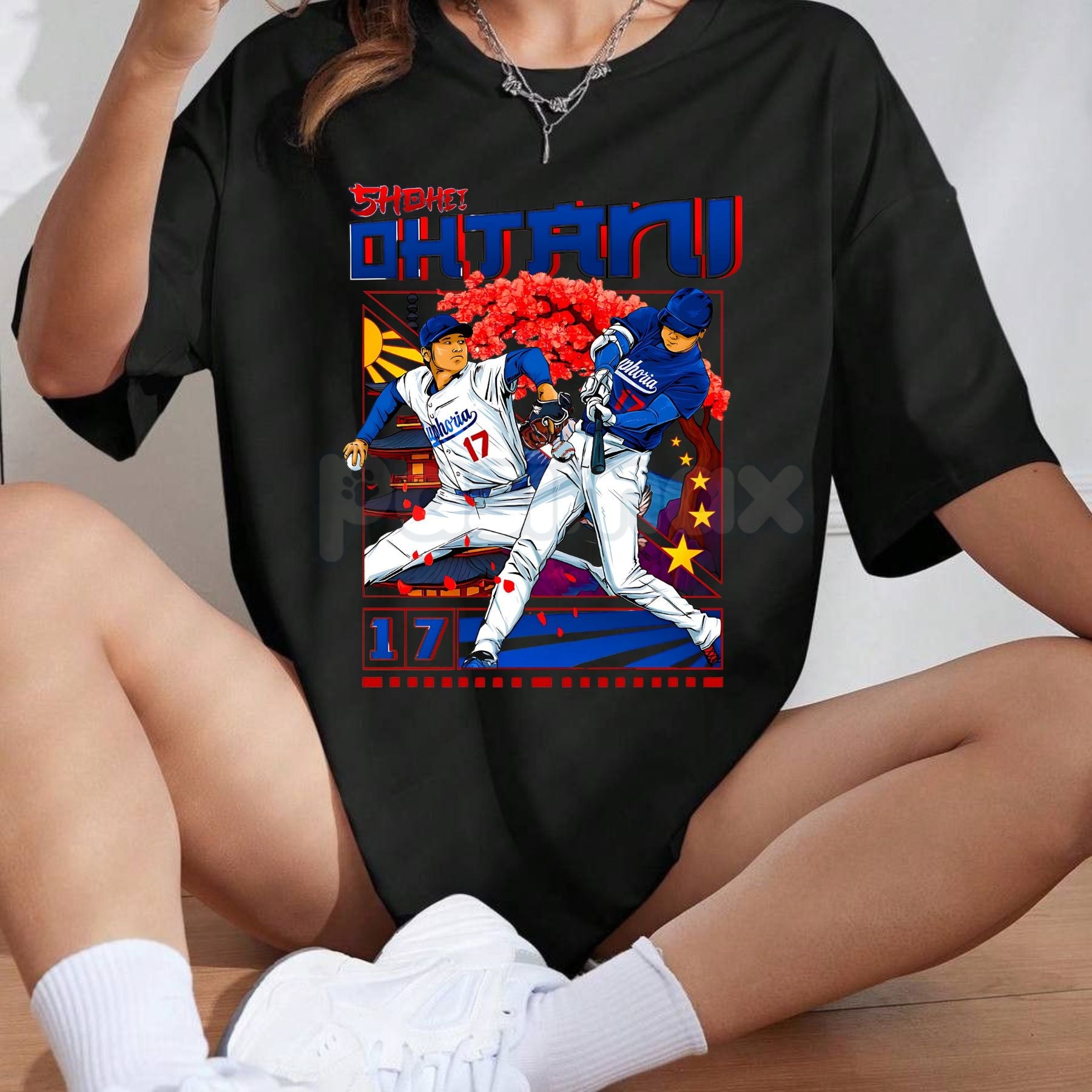 Shohei Ohtani Graphic T-Shirt LA Baseball MVP Tee - Angels Dodgers Japan MLB Fan Apparel, Unisex Baseball Gift