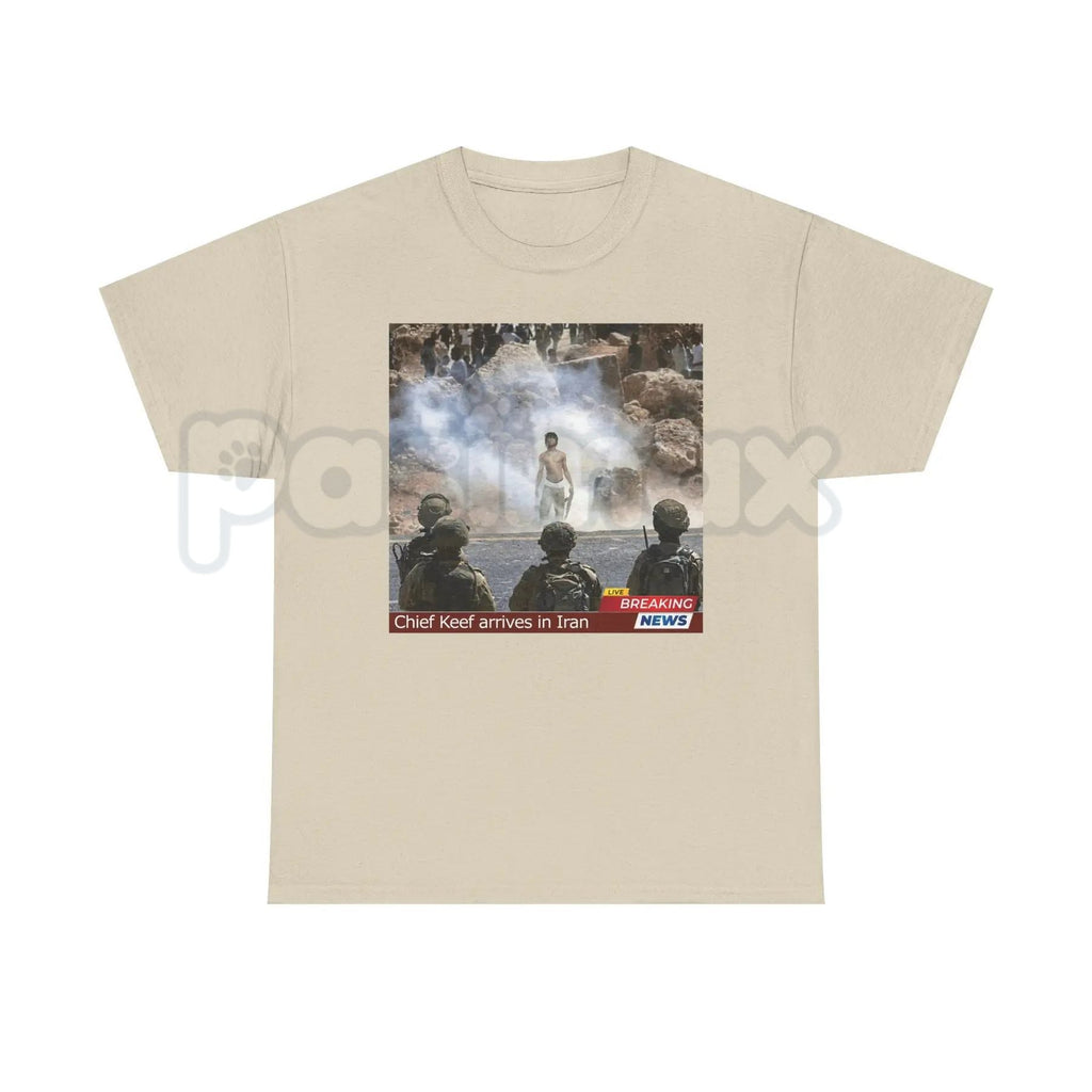 Chief K in Iran Graphic T-Shirt - Viral Streetwear Culture Tee, Premium 100% Cotton Glo-Style Fan Top, International Hip-Hop Aesthetic Shirt, Limited Edition Graphic Print Tee, Soft Lived-In Urban Fashion Apparel