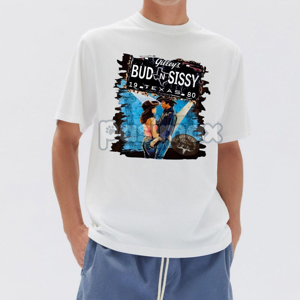 Legendary Gilley's Texas T-Shirt - Bud & Sissy Honky-Tonk Apparel, Authentic Western Cinema Tee