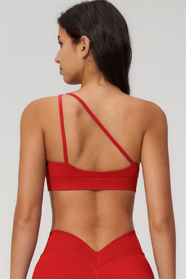 The Empower One-Shoulder Sports Bra