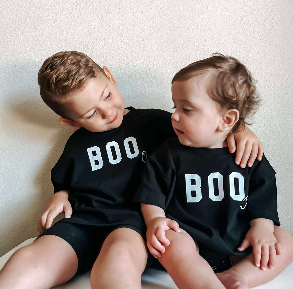 BOO Ghost Oversized Tee or T-Shirt Romper