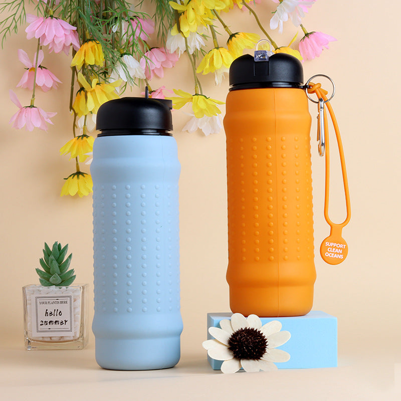 Portable Silicone Water Bottle for Outdoor Travel