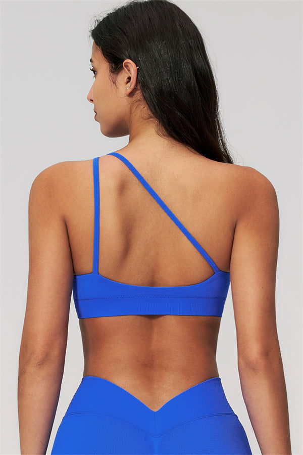 The Empower One-Shoulder Sports Bra