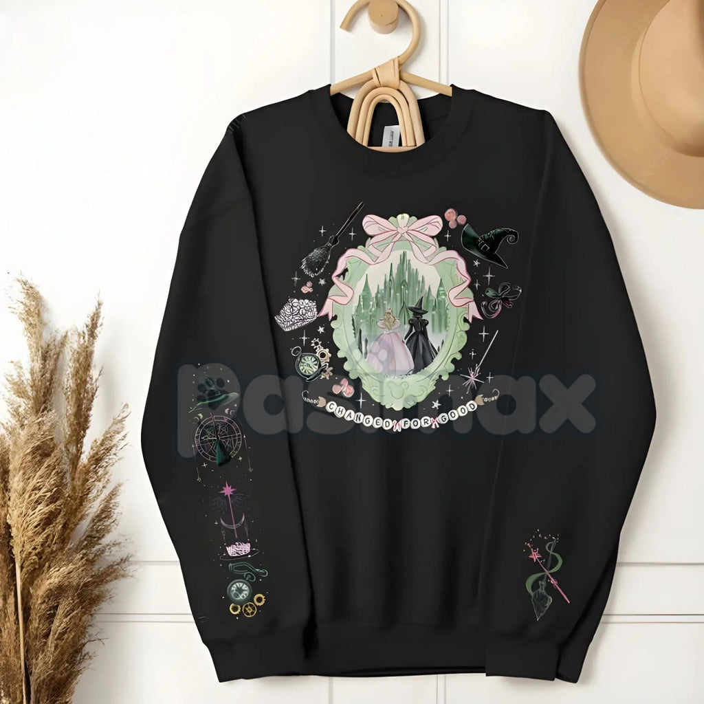 Enchanted Emerald Friendship Sweatshirt – Magical Best Friend Matching Crewneck