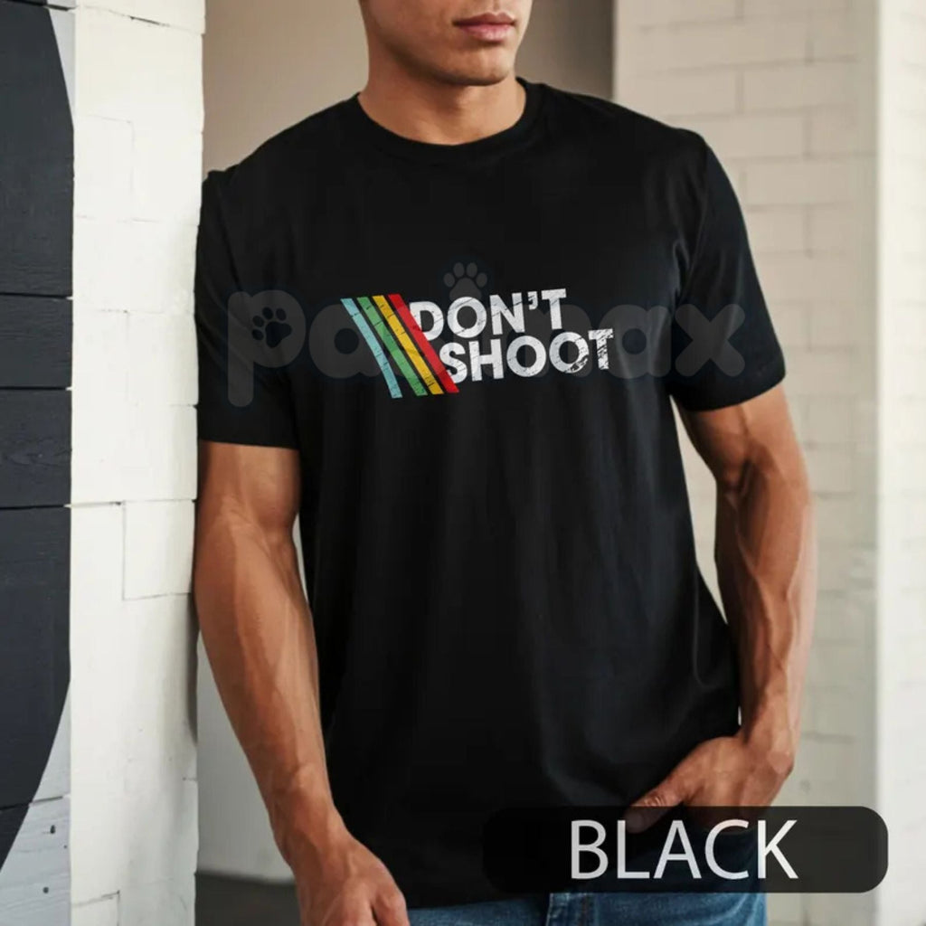 DON'T SHOOT Gaming Shirt - Funny Gamer Slogan Tee, Multiplayer Video Game Apparel, Casual Gaming Streetwear