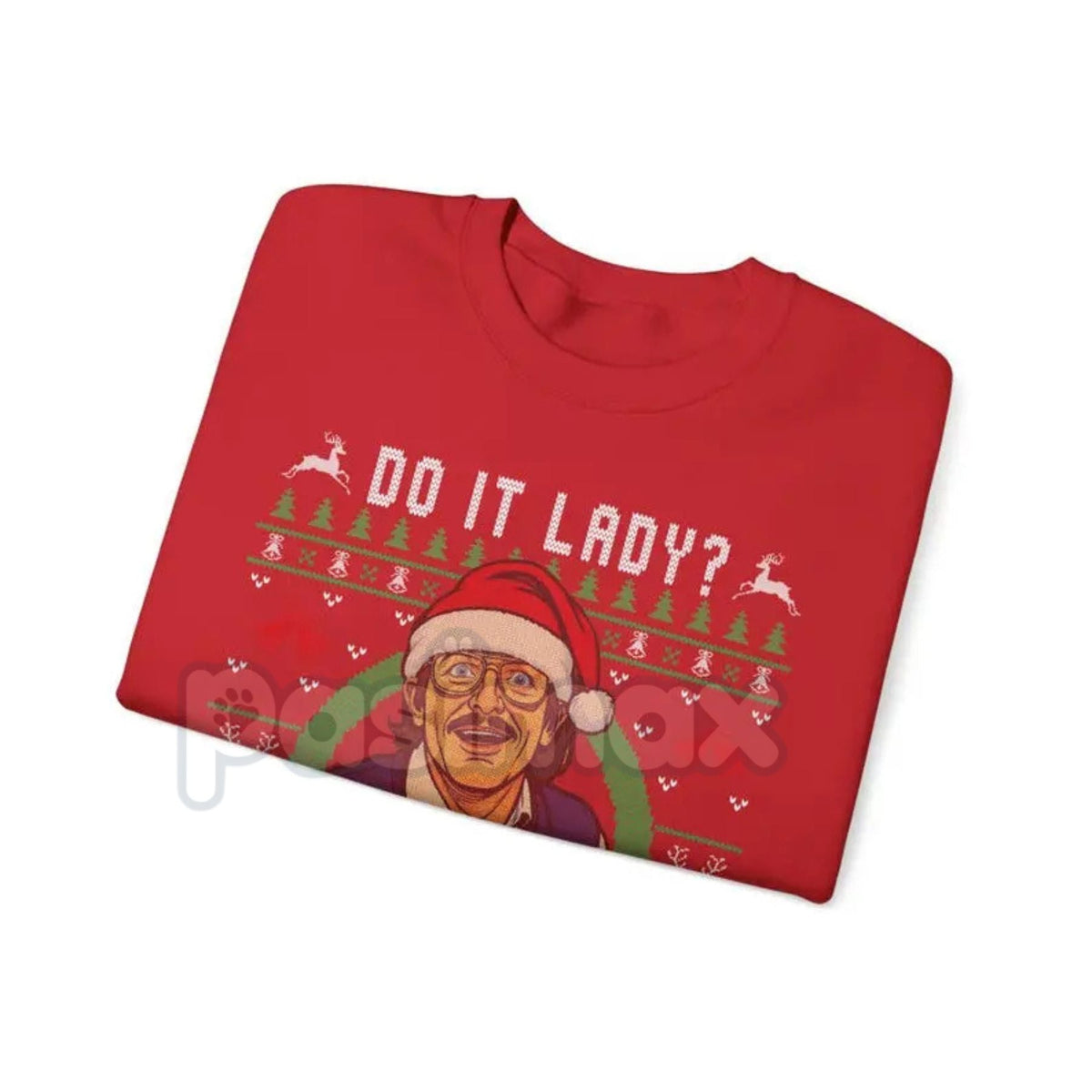 Funny "Chit I Do It" Lady Ugly Christmas Sweater | Merry Chit-mas Xmas Sweatshirt | Cheeky Holiday Shirt