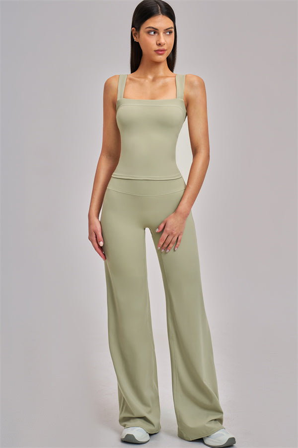 The Swoon Tank Top Flared Leggings 2-Piece Set