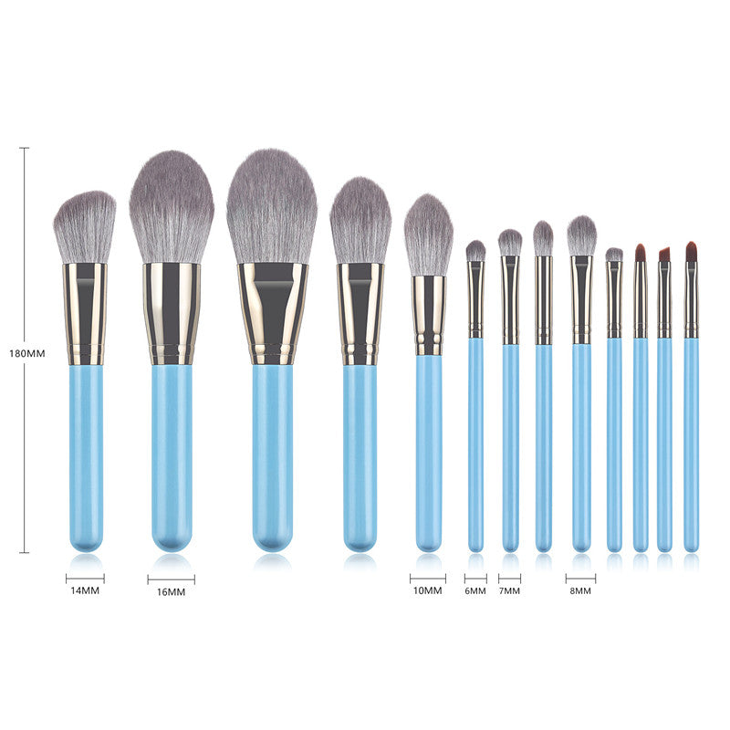 13-Piece Makeup Brush Set with Powder Brush