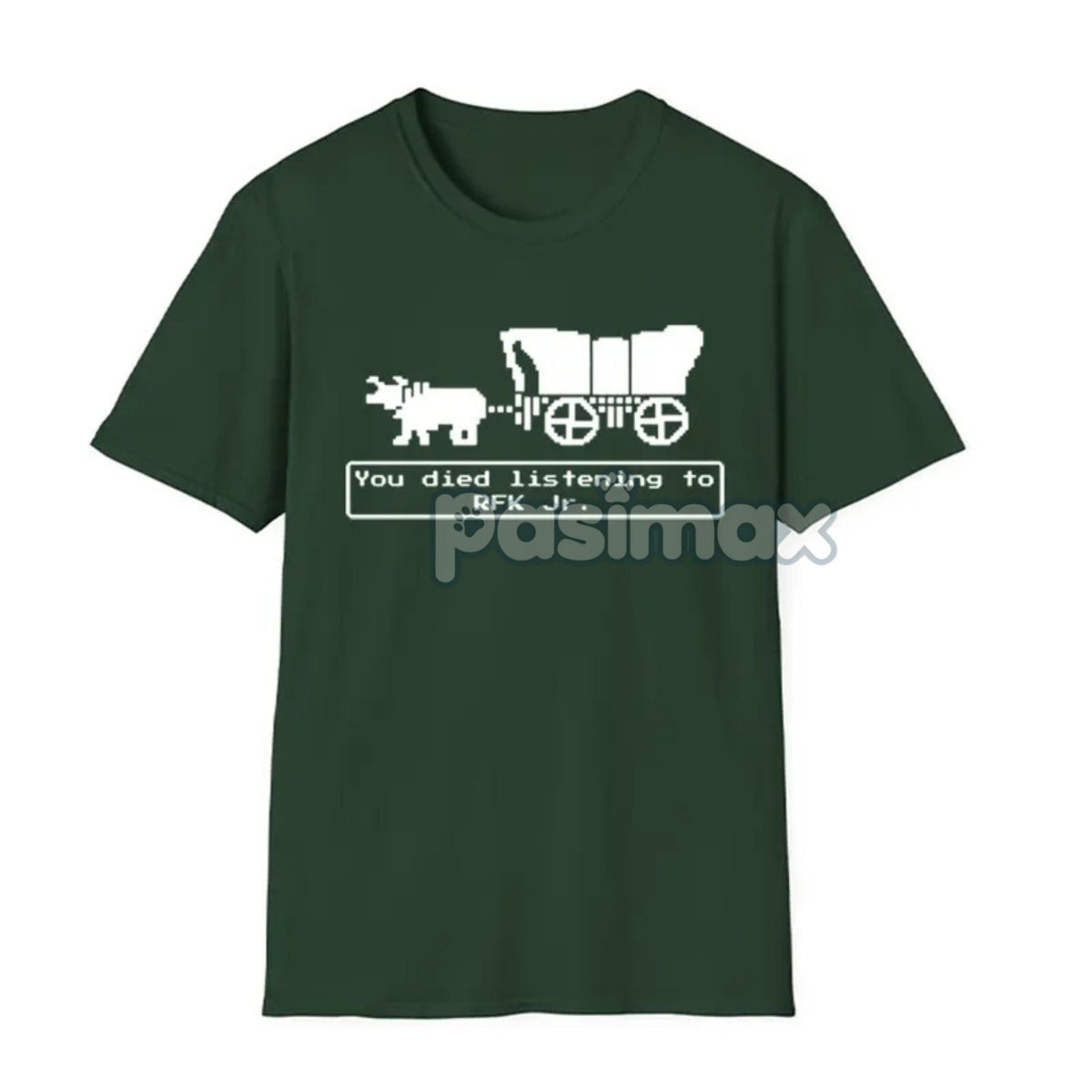 Jr Oregon Trail T-Shirt - Anti-Trump Political Humor Tee, Funny Vintage Game Parody