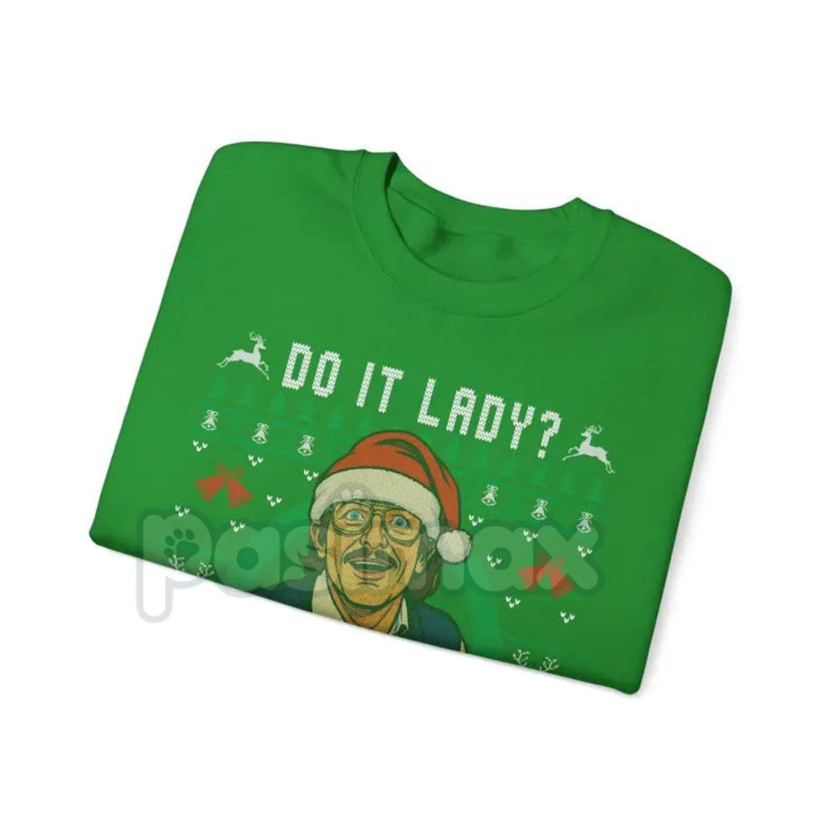 Funny "Chit I Do It" Lady Ugly Christmas Sweater | Merry Chit-mas Xmas Sweatshirt | Cheeky Holiday Shirt