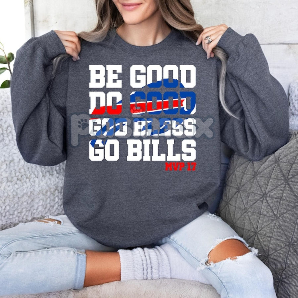 Josh Allen MVP 17 Sweatshirt – Buffalo Bills Fan Apparel