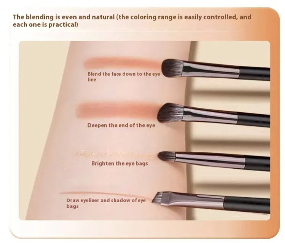 Mirror Makeup Brush Set