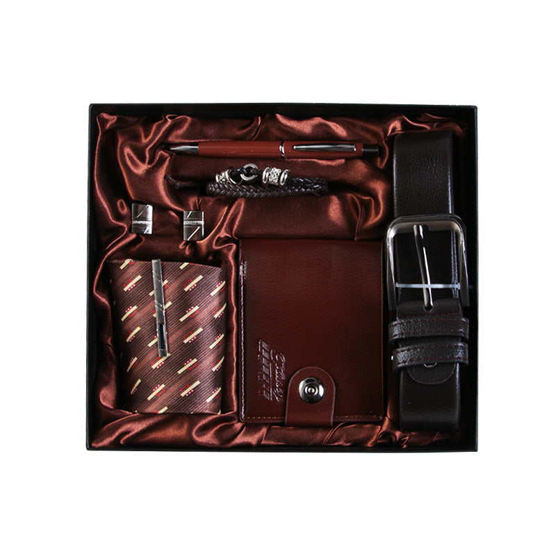 Cross-Border Men's Gift Business Gift Suit Belt Wallet For Boyfriend Valentine's Day Christmas Gift