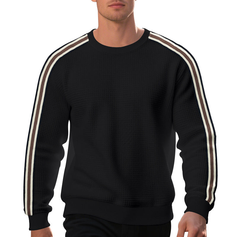 Casual Men's Loose Round Neck Sweater Thin