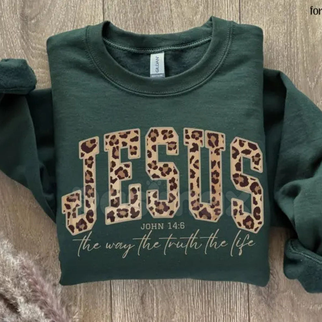 Christian Jesus Sweatshirt – Walk by Faith Religious Crewneck