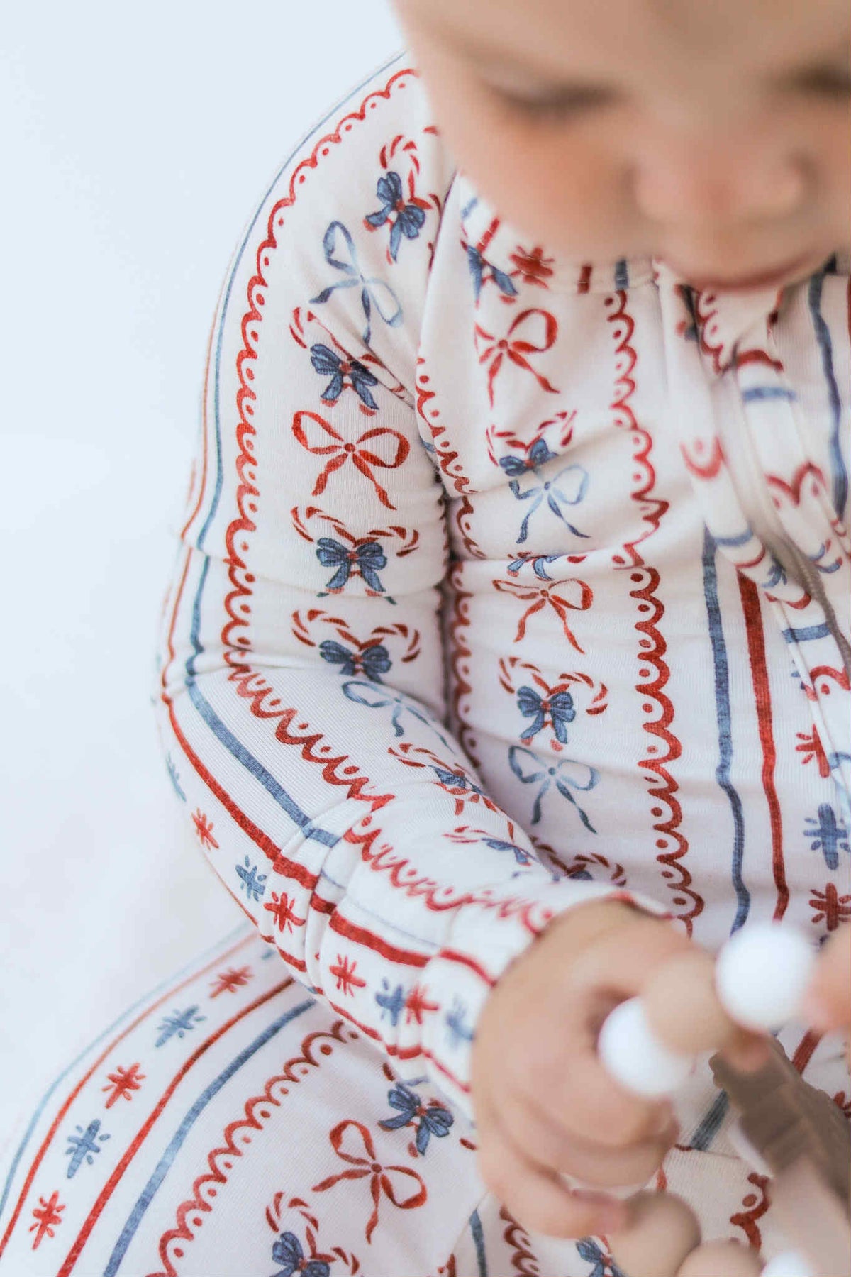 Candy Cane Lane Bamboo Christmas Pajamas - Zippy