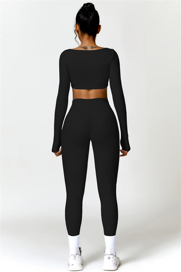 Olivia Crop Top Leggings 2-Piece Set