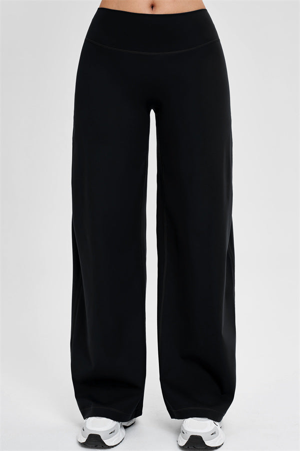 The Stride Crop Top Straight Leg Pants 2-Piece Set