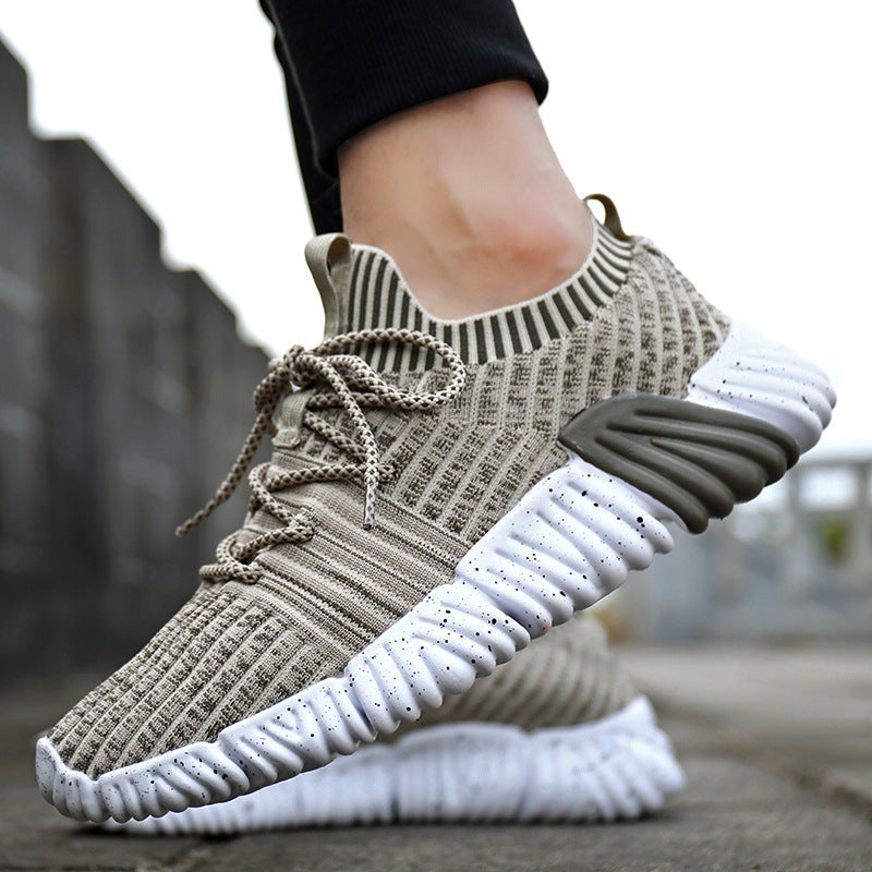 Men's Lightweight Running and Leisure Flyknit Shoes
