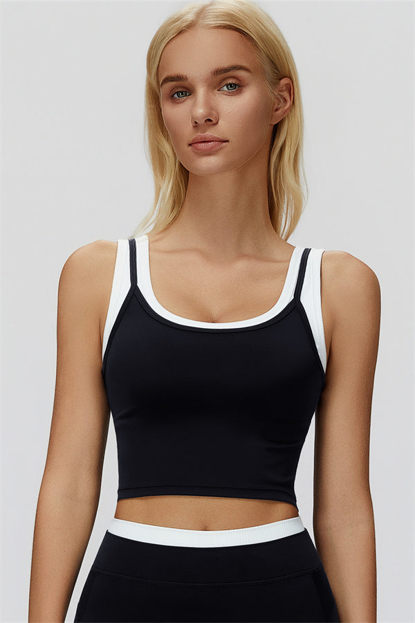 The Canyon Crop Tank Flared Leggings 2-Piece Set
