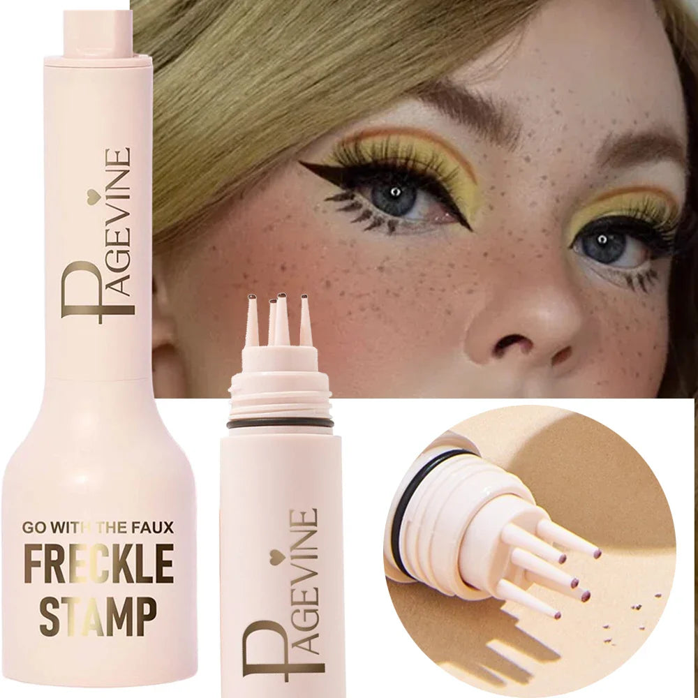 Five Point Freckle Stamp Pen Liquid Air Cushion Natural-Look Lifelike Freckle Quick-Dry Dot Spot Mole Effortless Lasting Makeup