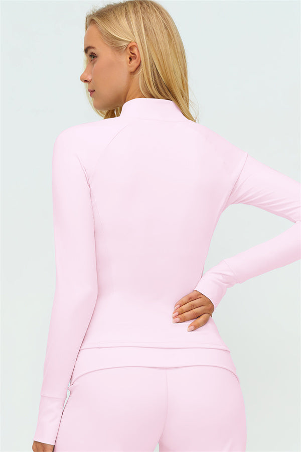 The Twirl Zip Jacket Sports Bra New Straight Leg Pants 3-Piece Set