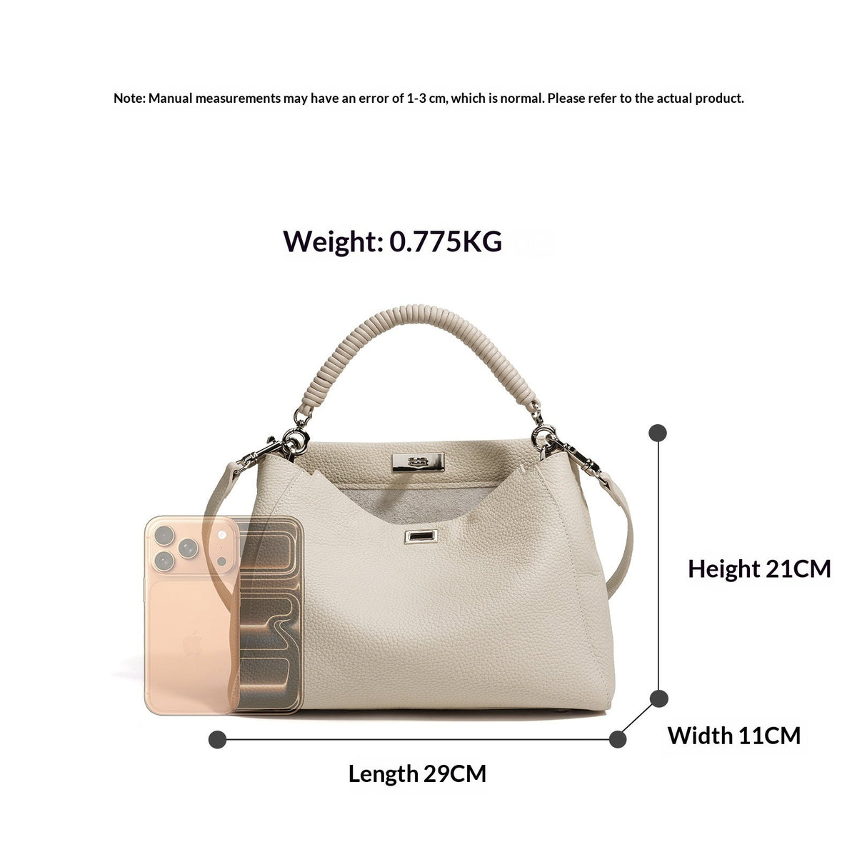 Motorcycle-style Fashion Large-capacity Crossbody Bag