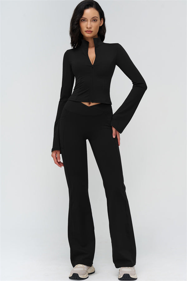 The BoldFit Jacket Flared Leggings 2-Piece Set