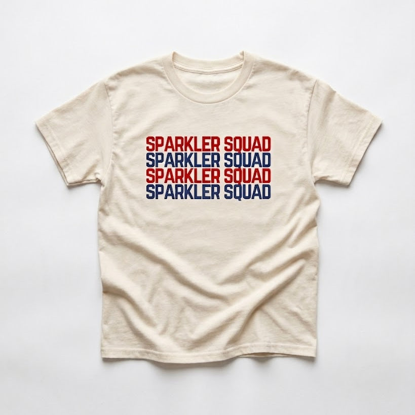 SPARKLER SQUAD TEE - VINTAGE CREAM