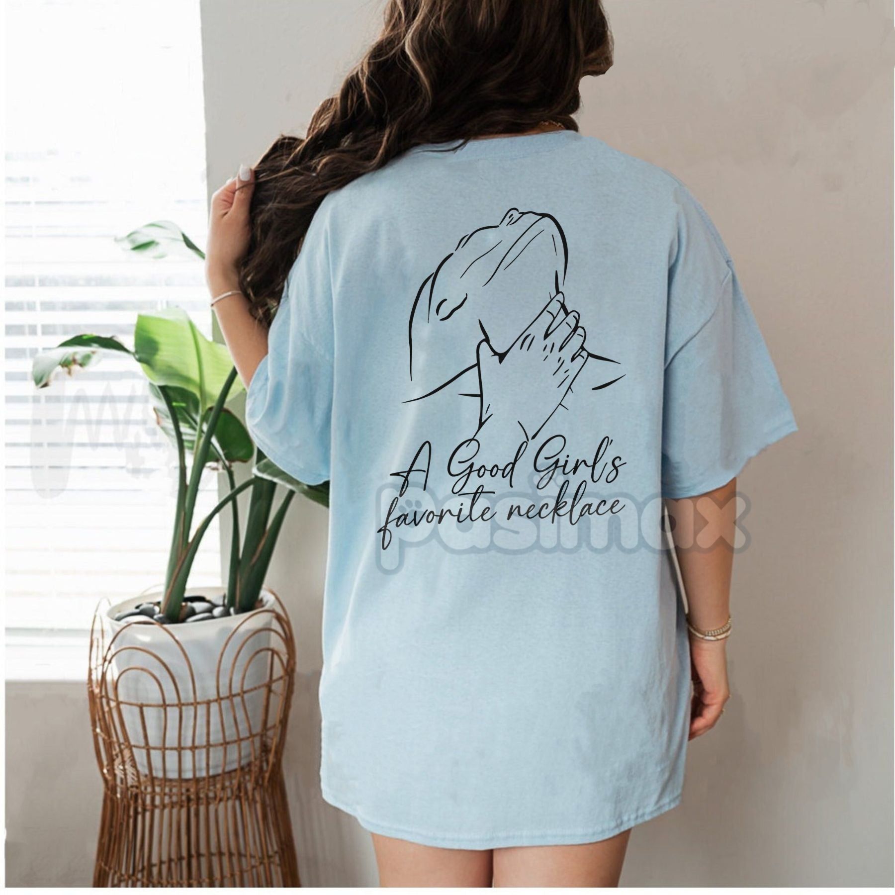 "A Good Girl's Favorite Necklace" T-Shirt - Funny Women Graphic Tee, Ladies Summer Outfit