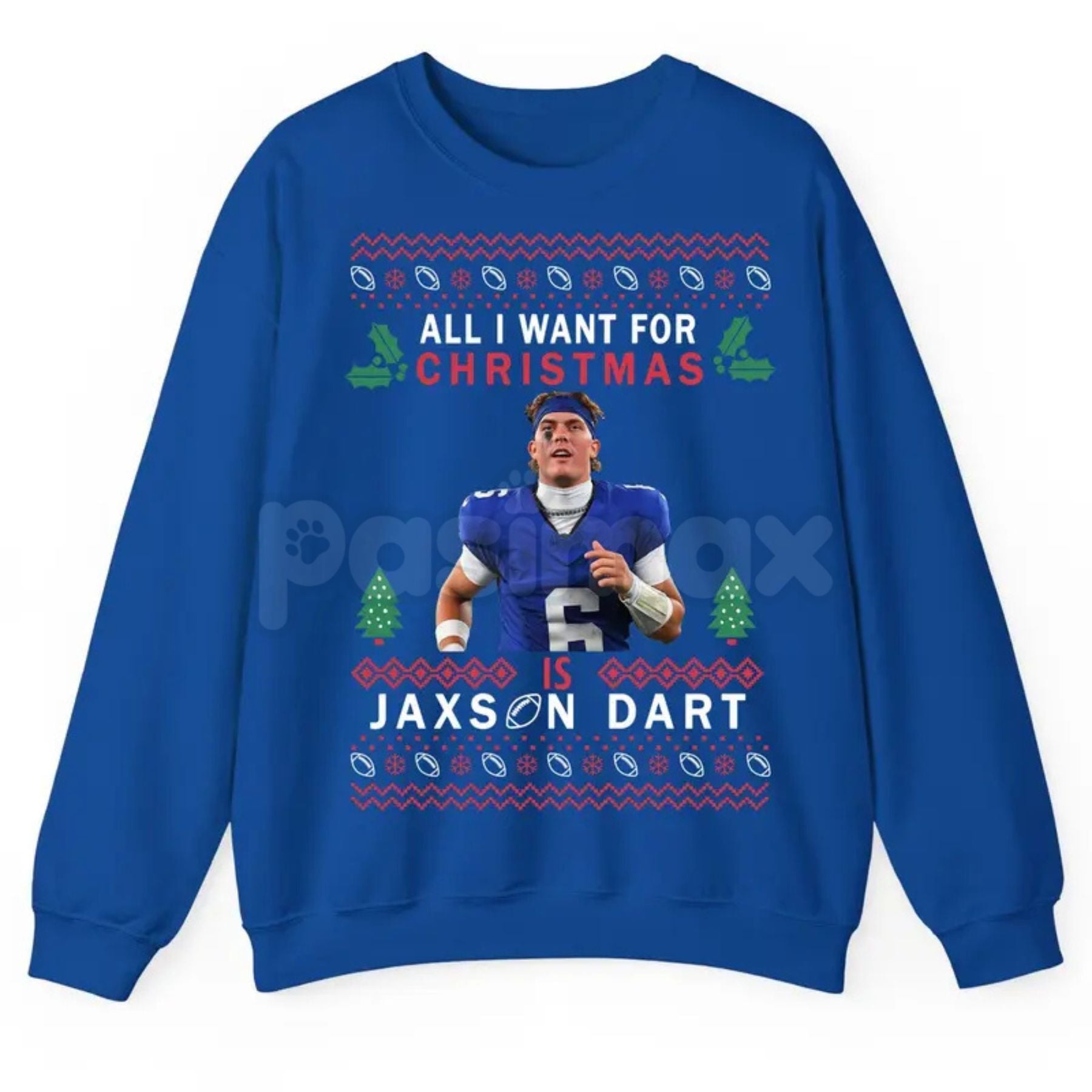 "All I Want For Christmas Is Jax Dart" Ugly Sweatshirt | Funny Darts Fan Holiday Crewneck | Unique Sports Gift