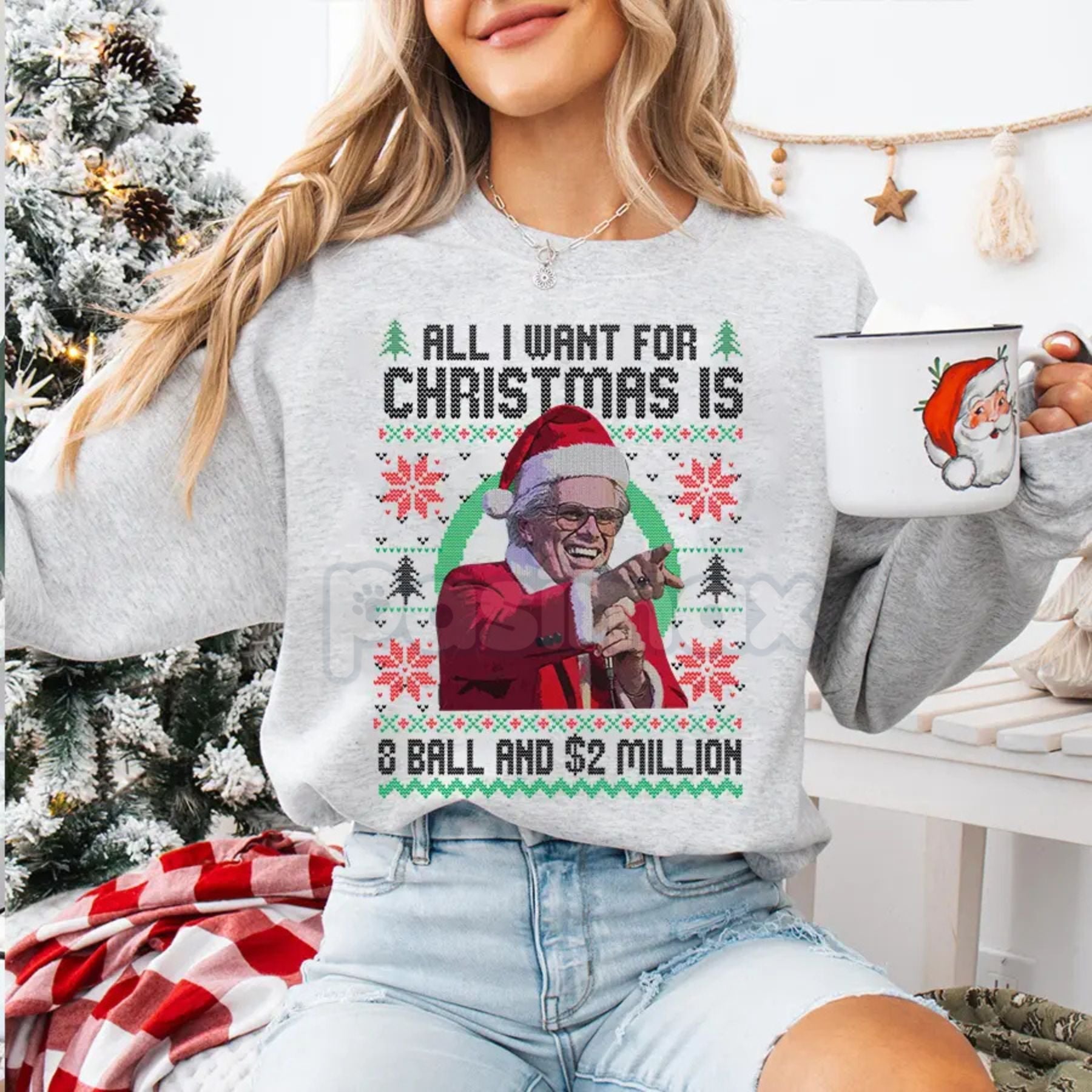Baby Billy Freeman 'Running in the Halls' Christmas Sweatshirt | Righteous Gemstones Musical Moments Jumper | Ironic Holiday Fan Gear