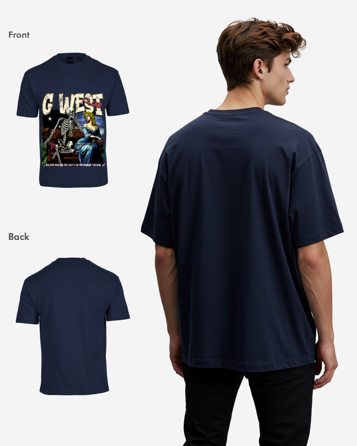 G West Love Beyond Life Oversized Tee
